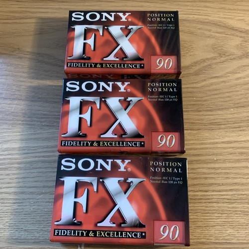 Cassette Audio Vierge Sony FX 90 IEC II – Type II, Position Chrome, Pack De ?