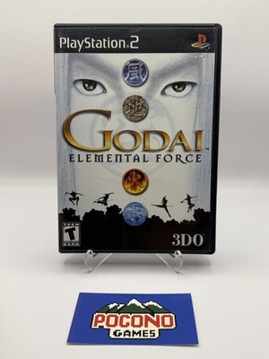 GoDai: Elemental Force CIB (Sony PlayStation 2 - PS2, 2002) Tested & Working!