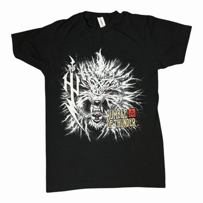 The HU Rumble of Thunder 2022 Tour T-Shirt Men s S Black Wolf Graphic Tee