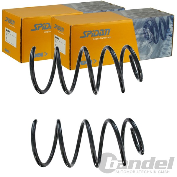 2X Spidan Fahrwerksfedern Satz Vorne Passend FÜR Mini Mini Links+Rechts | 87204-image