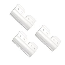 3 Ceramic Blades Replaces For Most Andis Oster Wahl AG/A5 Clipper Blades