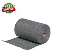 Absorbent Mat Roll for Oil and Other Liquids -1 Mediumweight Mat Roll - 10" X 25