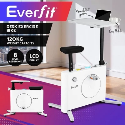 Everfit Exercise Bike Magnetic Desk Bike with Tabletop Fitness Home Workout Gym - image 1 of 4