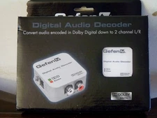 GefenTV GTV-DD-2-AA, Digital Coaxial/Optical to Analog Audio Converter, BNIB