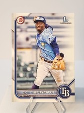 2022 Bowman #BP-99 Alejandro Pie Prospects Tampa Bay Rays