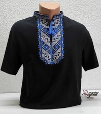 Vyshyvanka Men's T-Shirt Ukrainian Traditional Ornament Short Sleeve