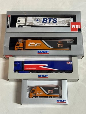 WSI LKW Sammlung 1:87 4 Stück Konvolut DAF BTS CF LF in OVP