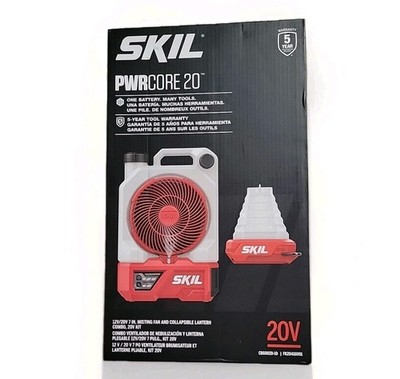 SKIL 20V 7 In. Misting Fan and Collapsible Lantern Combo