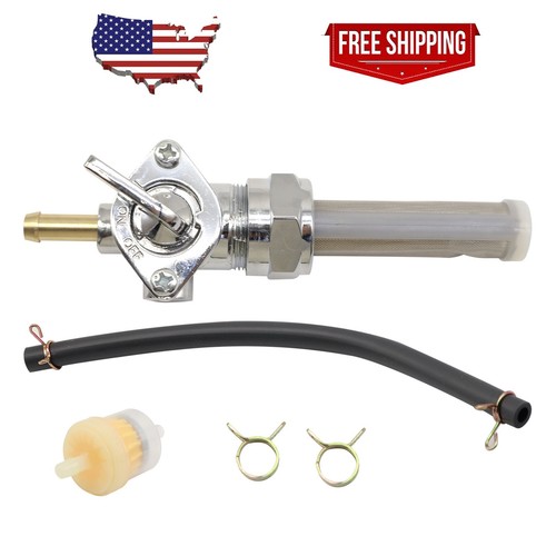 62168-81 Gas Fuel Petcock Shut Off Valve Switch for Harley Davidson Disc Glide