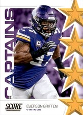 2019 Score Captains #20 Everson Griffen Card