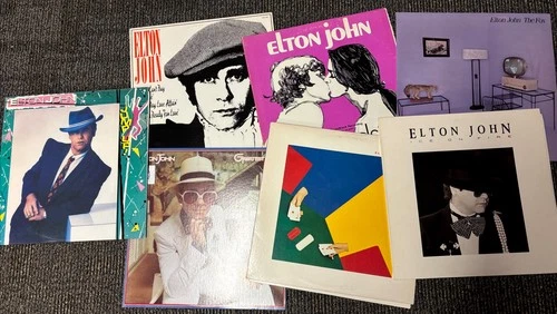 Elton John - Lot of 7 Vinyl LP's - Friends Ice on Fire Greatest Others!