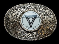 NF09101 VINTAGE 1970s  EZZELL METAL PRODUCTS INC. HOLIDAY TEXAS  BELT BUCKLE