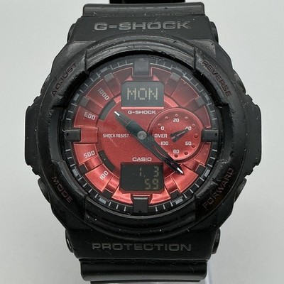 Casio G-Shock 5255 GA-150MF Mens Watch 52mm Red Dial Black Ana
