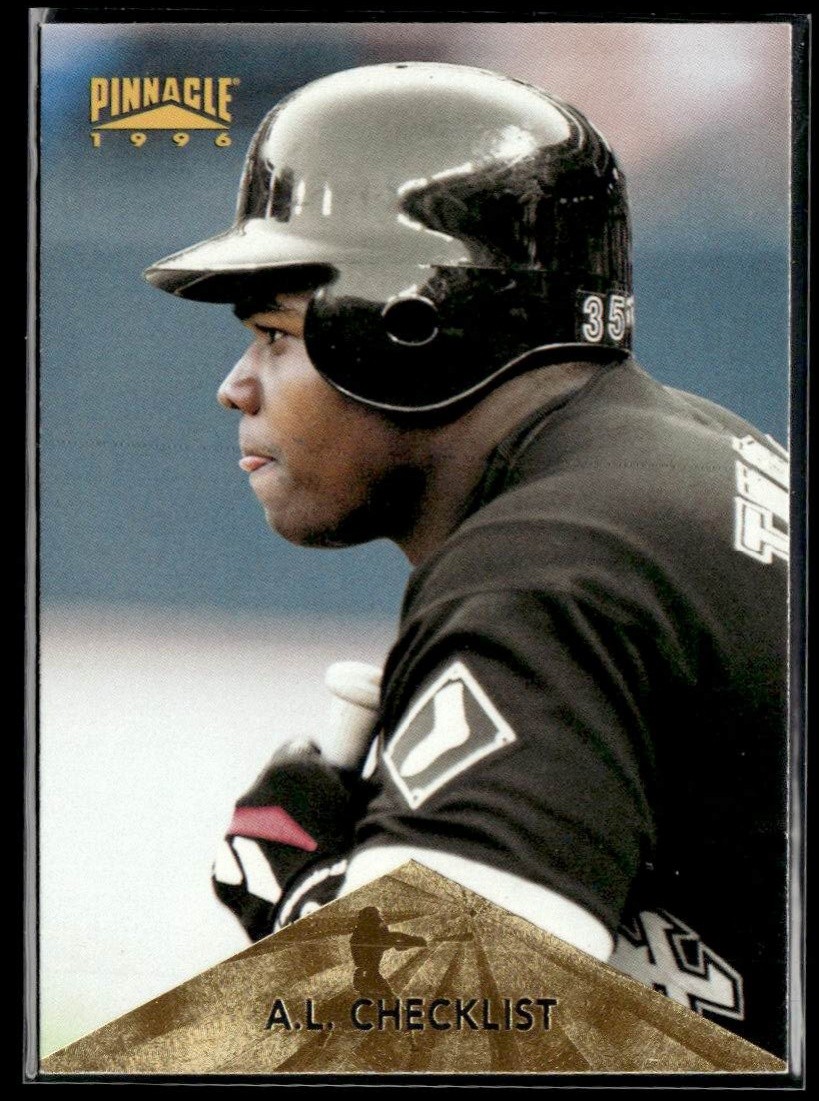 1996 Pinnacle #194 American League Checklist