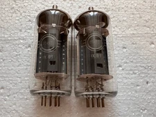 2x 6P45S ~ EL509 6KG6 Vintage Tetrode Tubes / SVETLANA / New