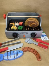 Melissa Doug Rotisserie Grill Wooden Barbecue Grill Play Food Set 9269