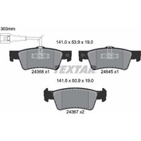 Textar 2436801 Bremsbelagsatz FüR VW Multivan Transporter California T5 7HM 7HN