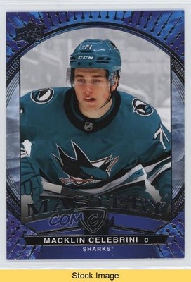 2025-26 Upper Deck Series 1 Mastery Achievement Macklin Celebrini #M-A READ 1j6p