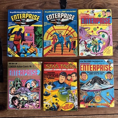 Raumschiff Enterprise Comic Taschenbücher 6 Bände Condor Verlag 1978