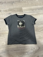 Vintage Y2K Jim Morrison The Doors Women's Ringer Tee Best Fit S