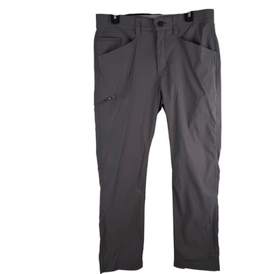 ORVIS Mens Gray Water Repellent Two Way Stretch Outdoor Pants Size 32x32