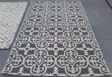 DARK GREY / IVORY 5'-0" x 8'-0" Cut on Rug, Reduced Price 3172810479 CHT729D-5