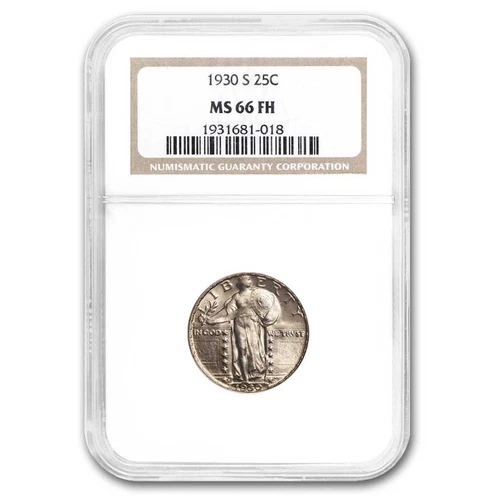 1930-S Standing Liberty Quarter FH MS-66 NGC