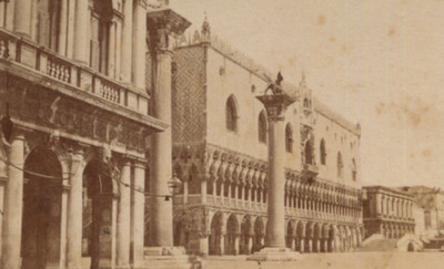 Doge's Palace Italy Venezia - Antique CDV Photographs
