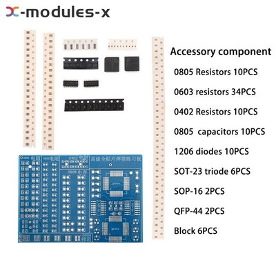 10PCS SMT SMD Component Welding Practice Board Soldering Learning   Kits #iv