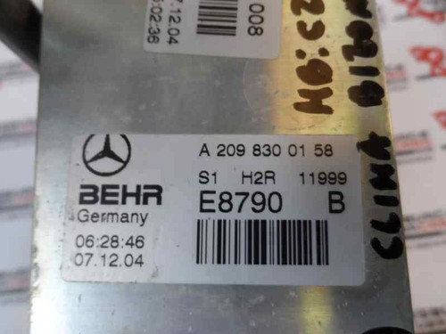 209 830 01 58 klimaverdampfer MERCEDES-BENZ CLASE C - 2 GENERACION W203