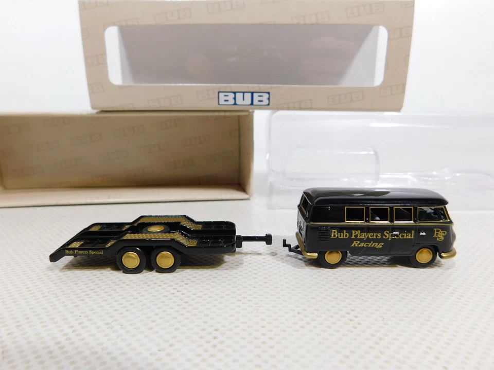 Bub Bubmobile H0 1:87 065550 VW T1 Bus Bub Racing 2007 Mint Box #DP133-0,5 - Immagine 2 di 4