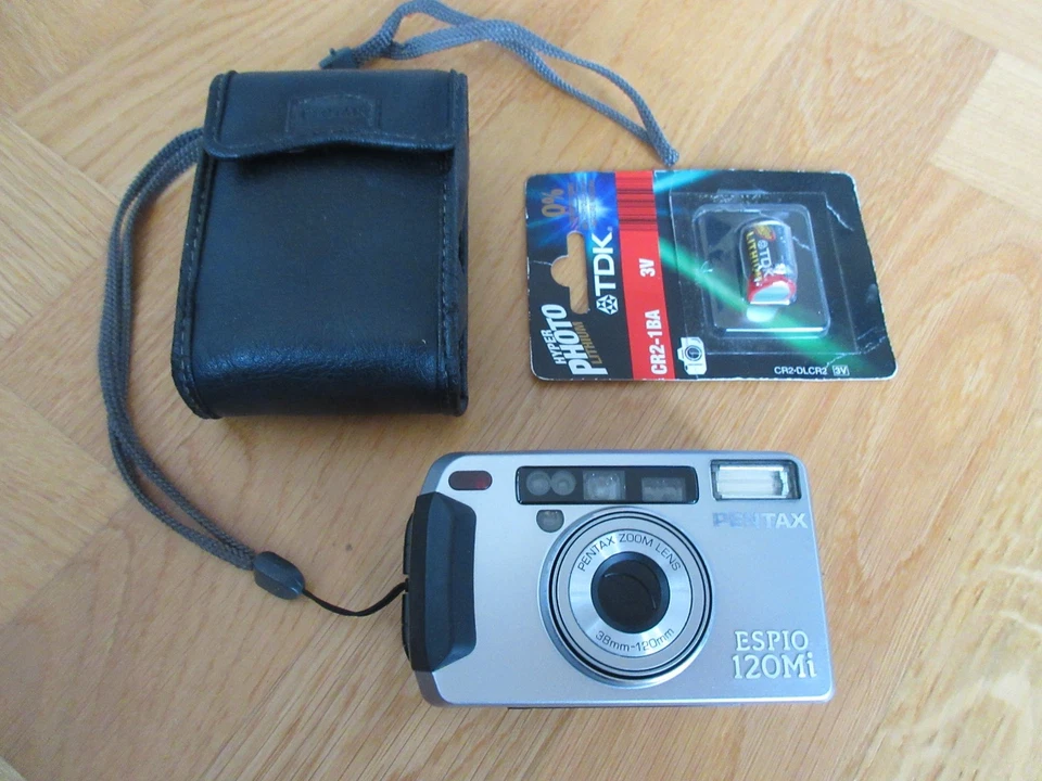 Pentax Espio 120Mi analog Kamera 35mm Point & Shoot Zoom 38–120mm Batterie neu - Bild 2 von 4