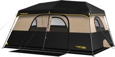 Fanttikoutdoor Instant Cabin Tent 6/8/10/12 Person Camping Tent Setup in 60 Seco