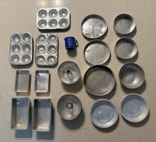 Vintage Children s Miniature Play Aluminum Ba...