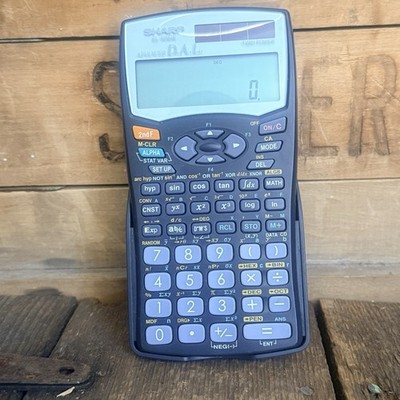 Sharp EL-506W Advanced Solar Energy Scientific Calculator D.A.L. Twin Power