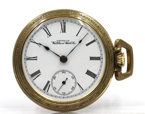 Waltham Crescent St 15J Mdl 1883 15J 18S Antique 1890s Pocket Watch for Repair