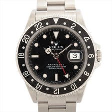Rolex GMT Master II 16710LN SS SS AT black dial