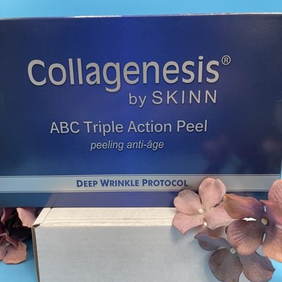 Collagenesis By Skinn Triple Action AntiAge Peel Deep Wrinkle Protocol Treatment