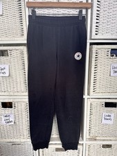 Converse Kids Boys Sweatpants Size Large 12  13 Yrs Black Joggers Chuck Taylor