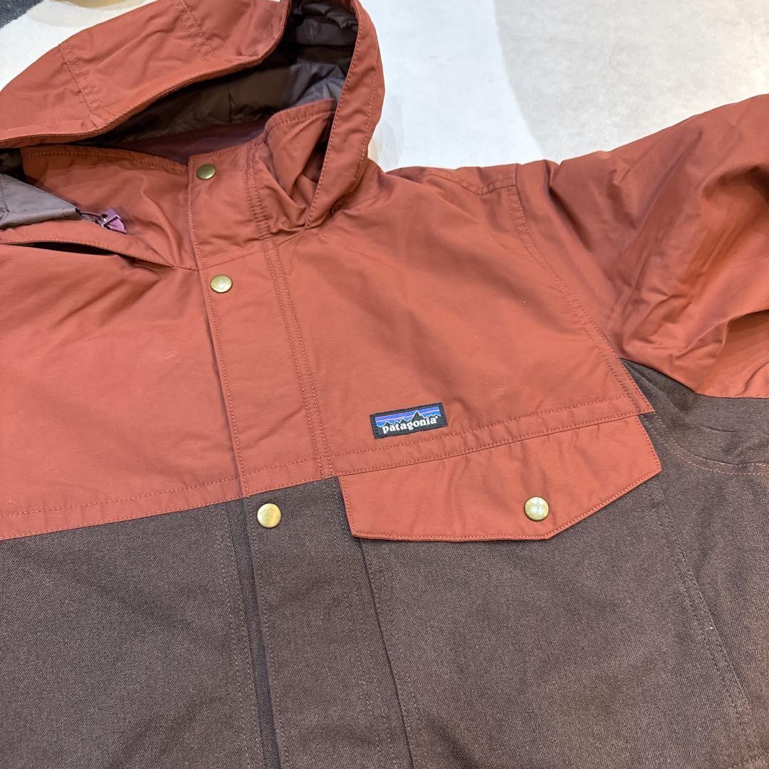Patagonia Hybrid Mountain Parka Burgundy | eBay
