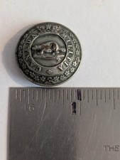 Vintage Canada Militia Button - P. Tait & Co. Limerick