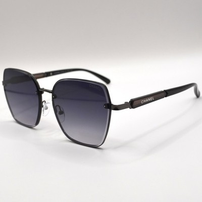 Chanel Women s Gradient Sunglasses | Black/Brown | 58-18-140 | Italy | New