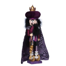Hollywood Nutcrackers Kurt Adler Hollywood King Nutcracker, 18-Inch, Purple