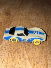 TYCO Magnum 440x2 Glo-Blue Corvette 3 HO Slot Car Run