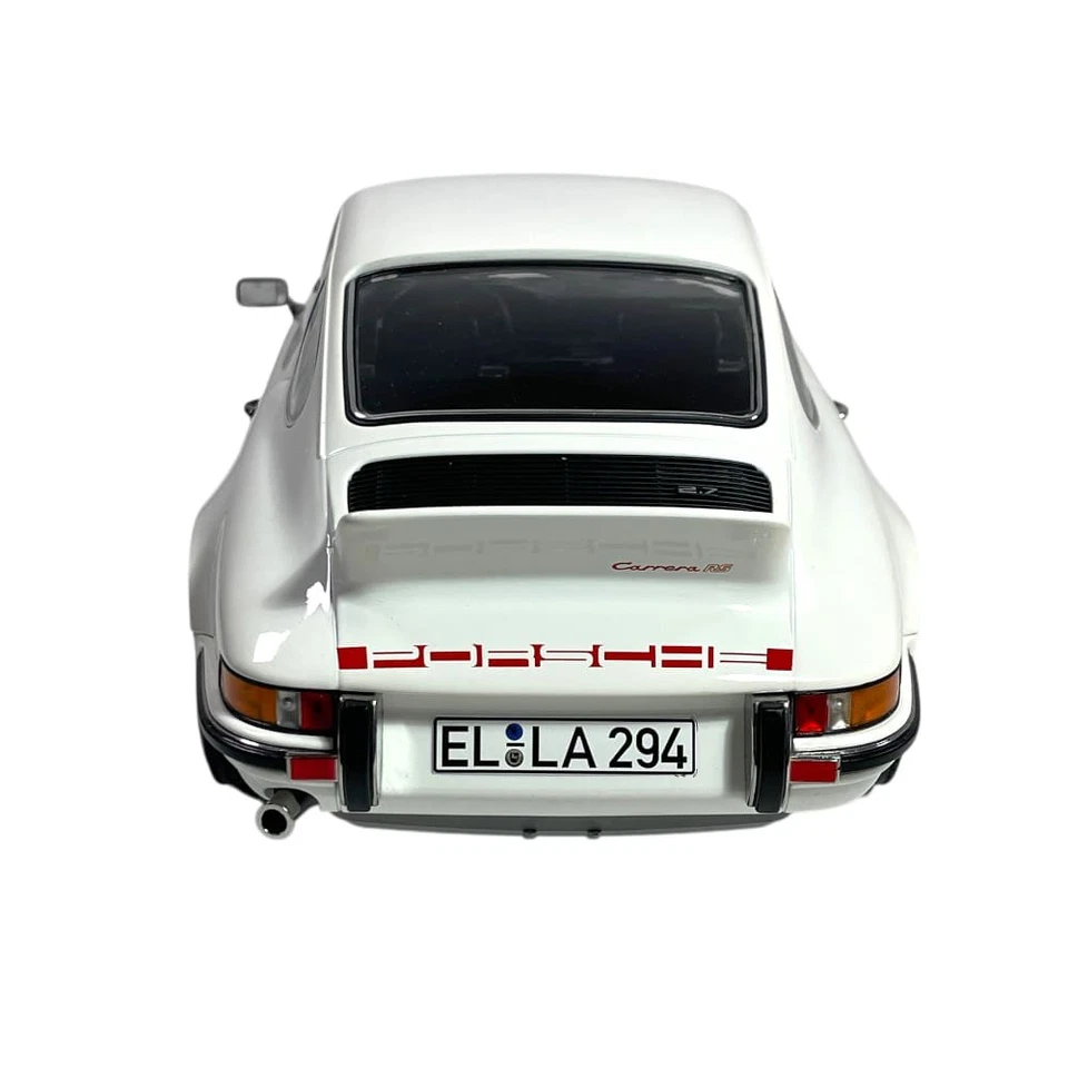Modellino Auto Norev 1/12 Porsche 911 Carrera RS2.7 1973 Grand Prix White - Immagine 4 di 4