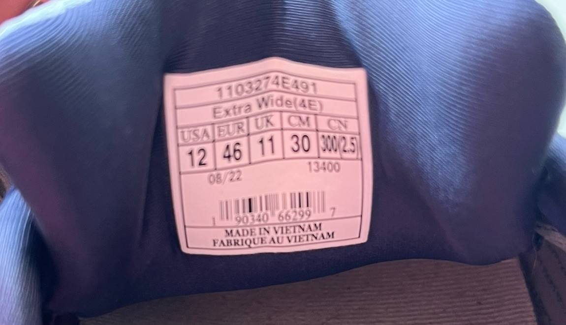 Brooks Beast 20 Extra Wide Men's Running Shoes Gray Navy Mesh Size 12 4E thumbnail 7