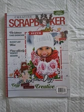 CREATIVE SCRAPBOOKER Magazine Winter 2024  2025 Cozy Snow Day Cards & Technique