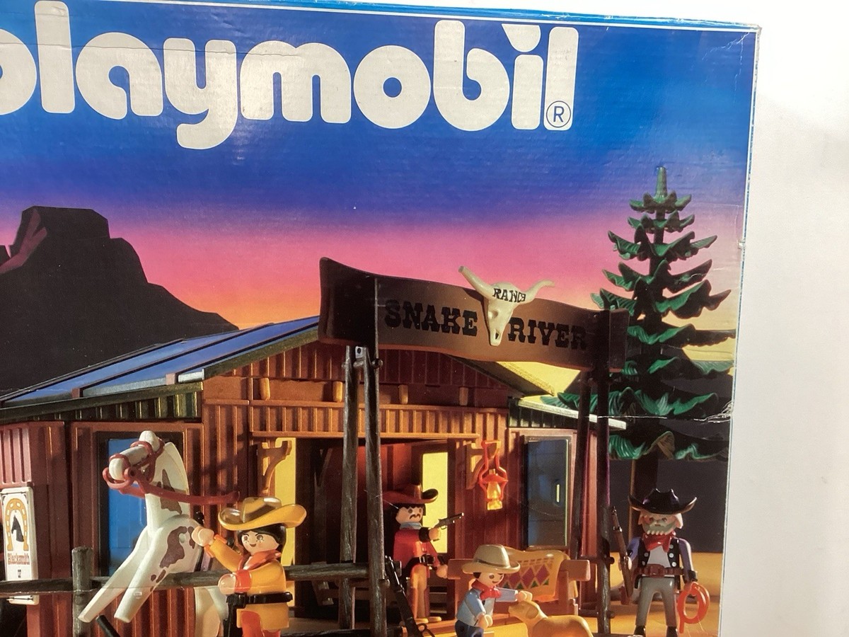 Playmobil 3805 Western Snake River Ranch, Cowboys Complete