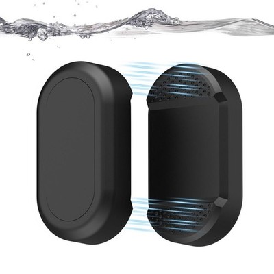 Für Samsung Smart Tag2 Wasserdicht Silikon Magnet Halter 5,6x3x1,52cm Schwarz