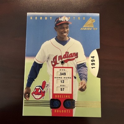 1997 Pinnacle Inside - Dueling Dugouts Bernie Williams, Kenny Lofton #12 NM